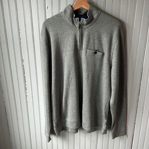 Ted Baker London Men’s Quarter Zip Wool Blend Sweater